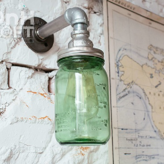 Mason Jar 壁燈
