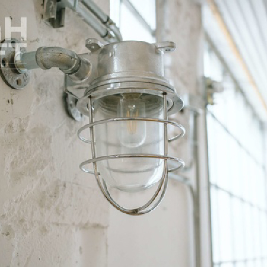 鬥牛 古董防爆壁燈